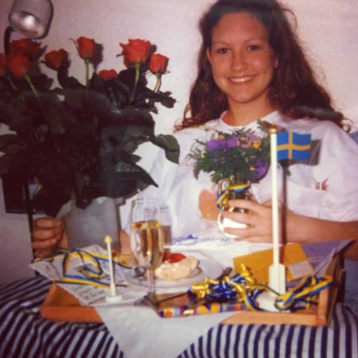 A traditional Swedish birthday celebration - turning 18!