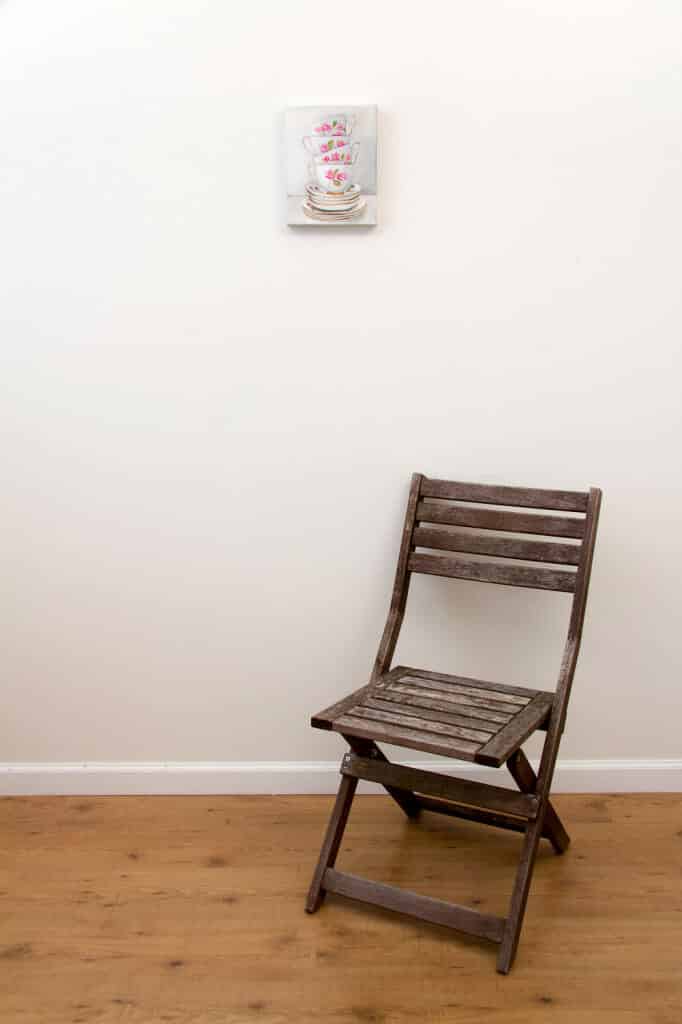 Afternoon Tea - Spring Art Auction 2013, with chair