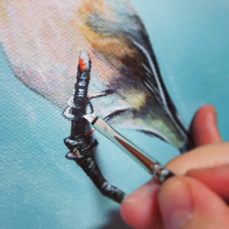 Scottish Songbird - painting