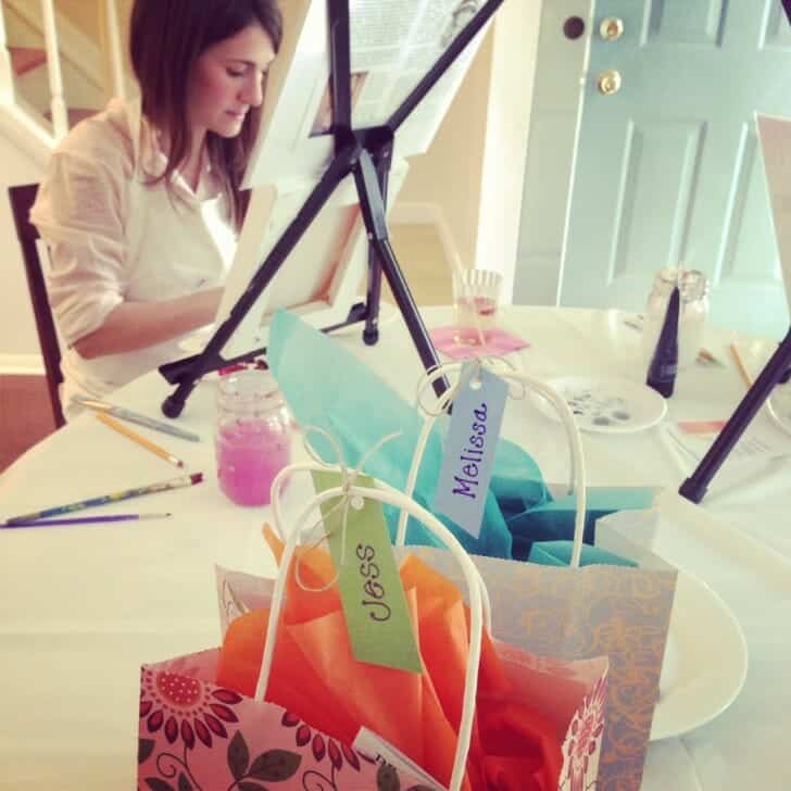 Diana's Cocktails & Canvases - gift bags