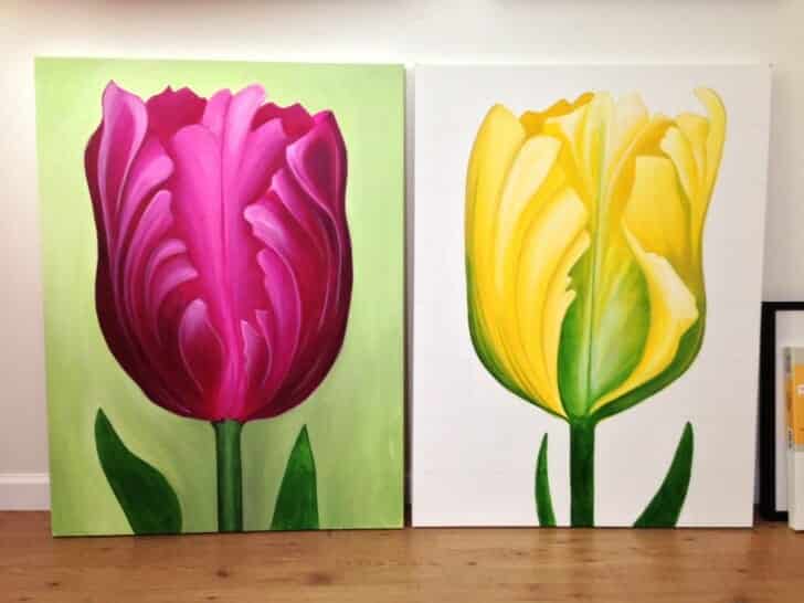 Tulips commission in progress