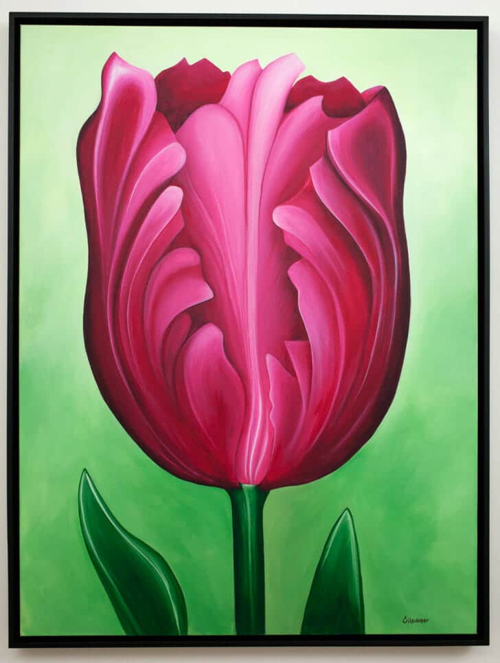 Unwavering Tulips - Magenta, original